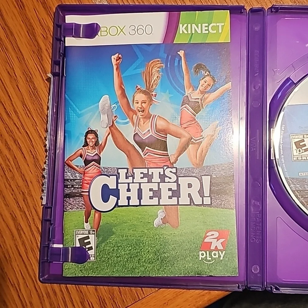 XBOX 360 Kinect Let's Cheer Used Like New
